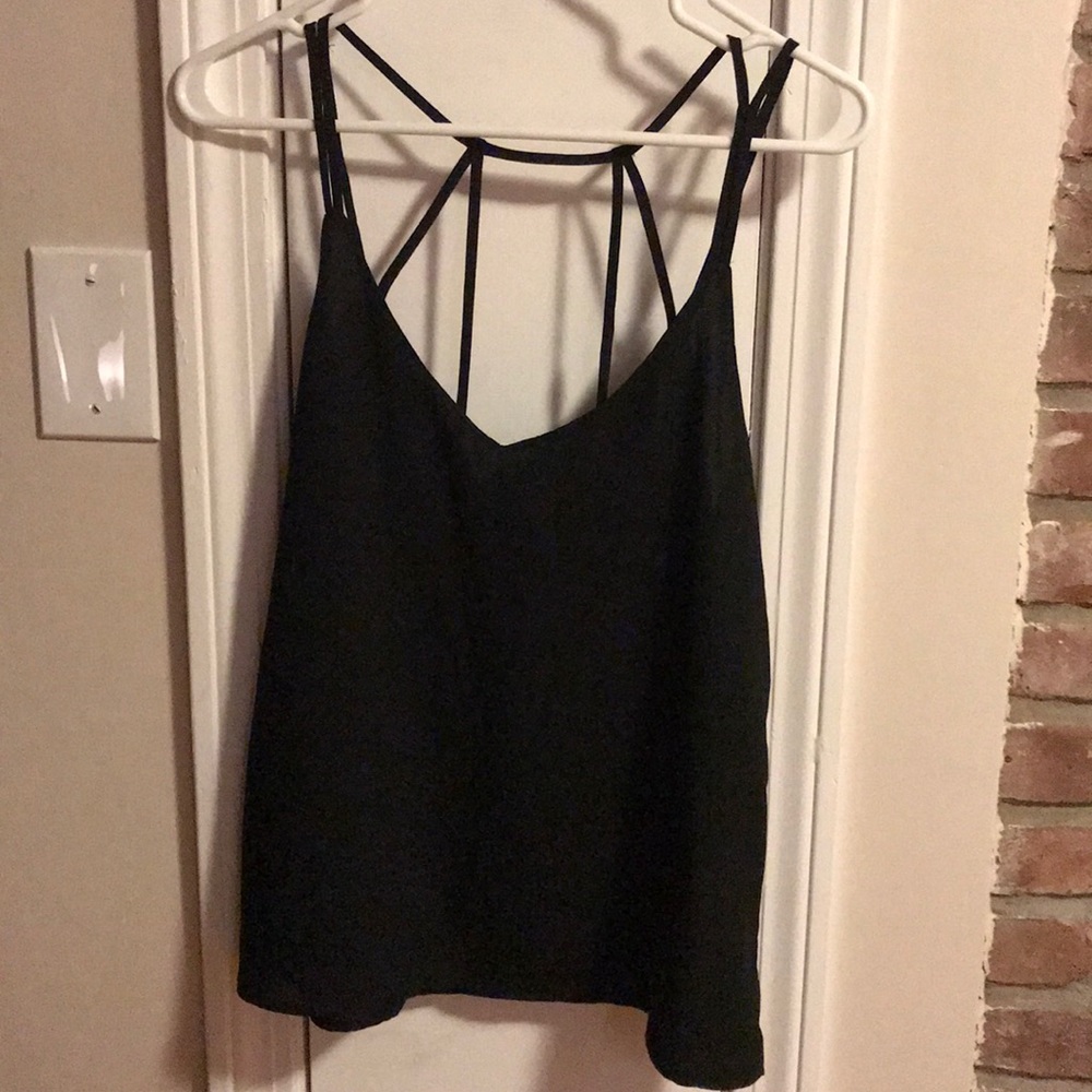 Black tank top